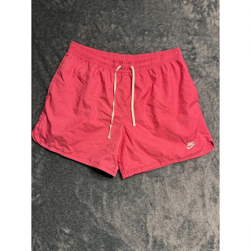 Nike Pink Swim Trunks Shorts Mens XXL Solid Training Activewear Pre-owned